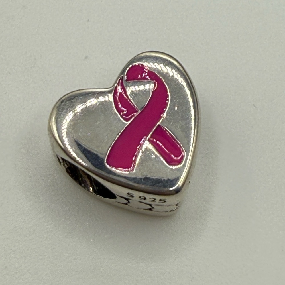 Pandora “BC Ribbon of Hope Charm